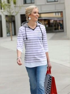 T-shirt à Manches 3/4 Très Confortable à Porter