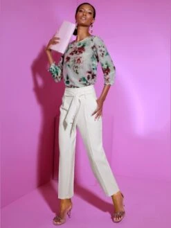 Pantalon 7/8 Forme Courte Tendance -Reine Du Style Soldes Boutique 002.00F0130045 001.062