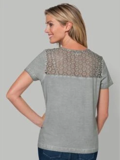 T-shirt En Dentelle Pur Coton -Reine Du Style Soldes Boutique 003.00F0223139 B05.001