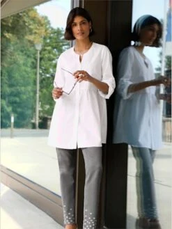 Chemisier Long 35% Coton