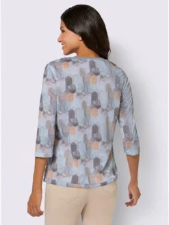 T-shirt à Manches 3/4 Coulisse Et Lien à Nouer à La Base -Reine Du Style Soldes Boutique 004.00ZUK05545 B26.001