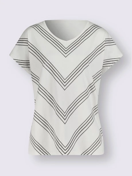 T-shirt à Manches Courtes Rayures Sportives 6 T-shirt à Manches Courtes Rayures Sportives – Image 4