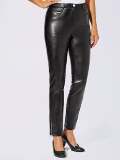 Pantalon Femme Effet Cuir