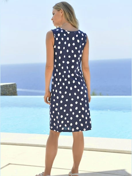 Robe De Plage à Pois Sans Manches 4 Robe De Plage à Pois Sans Manches – Image 2