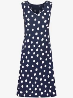 Robe De Plage à Pois Sans Manches 7 Robe De Plage à Pois Sans Manches -Reine Du Style Soldes Boutique 012.17BAM56137 A51.001