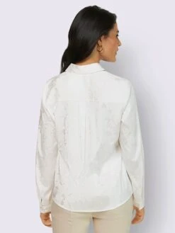 Chemisier à Manches Longues Motif Jacquard Original -Reine Du Style Soldes Boutique 014.00F0230046 B12.001