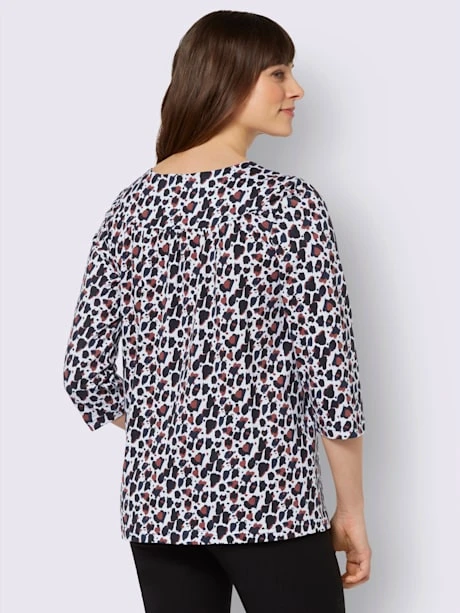 T-shirt à Manches 3/4 50% Modal 4 T-shirt à Manches 3/4 50% Modal – Image 2