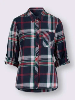 Chemisier En Flanelle Pur Coton -Reine Du Style Soldes Boutique 016.00F0257446 B22.002