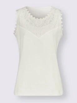 Débardeur Empiècement En Dentelle -Reine Du Style Soldes Boutique 016.00ZUK03347 B13.001