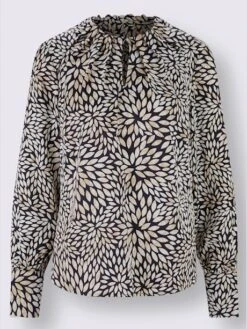 Chemisier à Manches Longues Plis élégants -Reine Du Style Soldes Boutique 017.00F0230044 B10.001