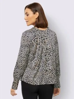 Chemisier à Manches Longues Plis élégants -Reine Du Style Soldes Boutique 017.00F0230044 B11.001