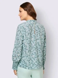 Chemisier à Manches Longues Imprimé Aux Coloris Harmonieux -Reine Du Style Soldes Boutique 018.00F0230045 B09.001