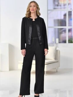 Pantalon Garniture De Satin Décorative -Reine Du Style Soldes Boutique 021.00ZUK03346 005.005