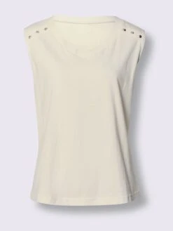 Débardeur Col V -Reine Du Style Soldes Boutique 021.00ZUK05547 B16.001