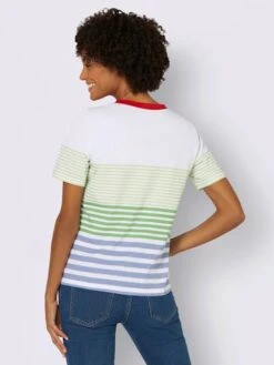 T-shirt à Rayures Pur Coton -Reine Du Style Soldes Boutique 023.00F0257447 B11.001