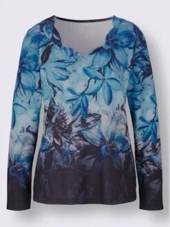 T-shirt à Manches Longues Qualité Structurée Facile D'entretien -Reine Du Style Soldes Boutique 023.00PRO30046 B19.001