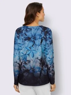 T-shirt à Manches Longues Qualité Structurée Facile D'entretien -Reine Du Style Soldes Boutique 023.00PRO30046 B20.002