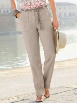 Pantalon Femme Simple Léger Et Confortable