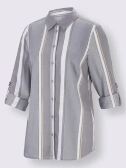 Chemisier à Manches Longues 15% Lin -Reine Du Style Soldes Boutique 027.00F0130045 B01.001