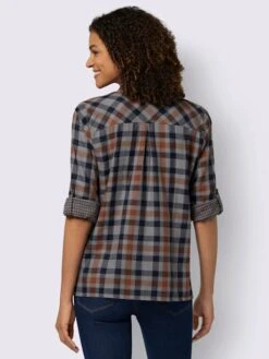 Chemisier à Manches Longues Pur Coton -Reine Du Style Soldes Boutique 028.00F0257446 B33.001