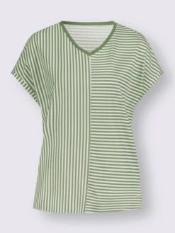 T-shirt Encolure En V Flatteuse -Reine Du Style Soldes Boutique 028.00F0257447 B07.001