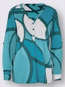 Chemisier Long Patte De Boutonnage Courte -Reine Du Style Soldes Boutique 030.00F0130046 B04.002