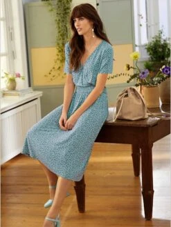 Robe En Jersey Viscose Douce Et Fluide