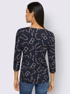 T-shirt à Manches 3/4 Viscose -Reine Du Style Soldes Boutique 037.00F0230046 B17.001