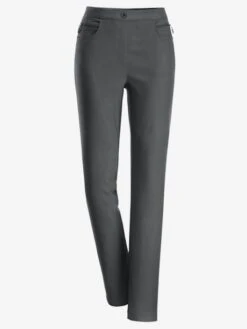 Pantalon Simple Sobre Et élégant Poches Zippées -Reine Du Style Soldes Boutique 037.00K4F.419 140.001.u