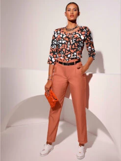 Pantalon Qualité Lyocell Estivale -Reine Du Style Soldes Boutique 040.00F0230047 004.053