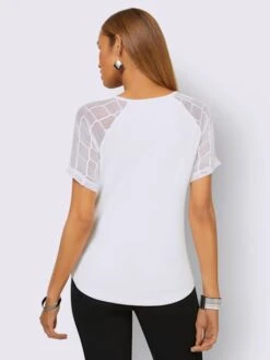 T-shirt En Dentelle Viscose -Reine Du Style Soldes Boutique 040.00F0230047 B05.001