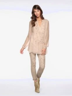 Chemisier Long Volants