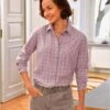 Chemisier 75% Coton -Reine Du Style Soldes Boutique 102.00BA155246 006.079