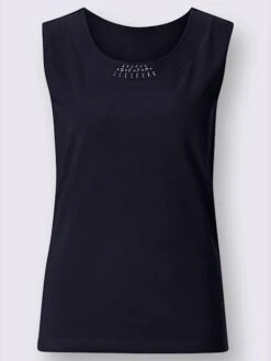 Debardeur Applications à L'encolure -Reine Du Style Soldes Boutique 109.00BA255241 B07.001