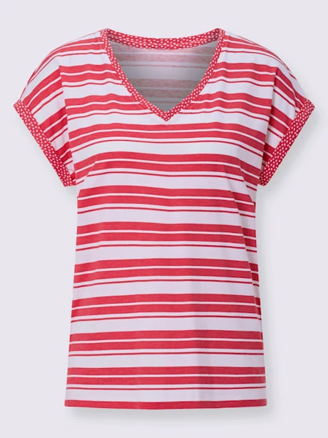 T-shirt à Rayures Finitions Décoratives 6 T-shirt à Rayures Finitions Décoratives – Image 4