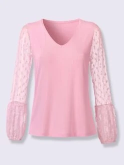 T-shirt Dentelle Aux Manches -Reine Du Style Soldes Boutique 113.00ZUK66547 008.001