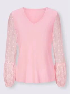 T-shirt Dentelle Aux Manches -Reine Du Style Soldes Boutique 113.00ZUK66547 B49.001