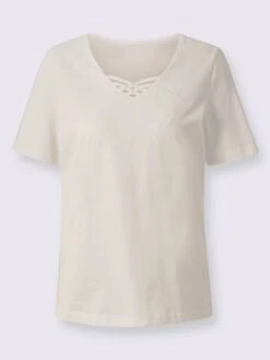 T-shirt à Manches Courtes 50% Modal -Reine Du Style Soldes Boutique 115.00BA155247 B13.001