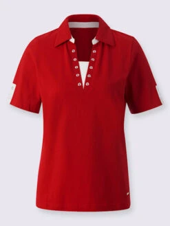 T-shirt à Manches Courtes Pur Coton 7 T-shirt à Manches Courtes Pur Coton -Reine Du Style Soldes Boutique 124.00BJ255347 B01.001