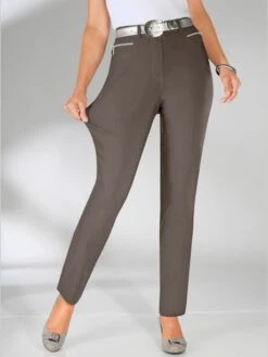 Pantalon Confortable Avec Poches Zippées