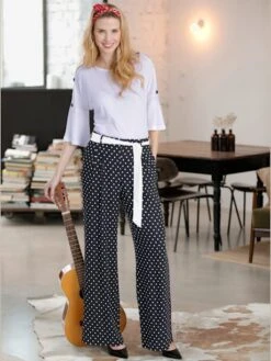 Pantalon Qualité Tissée -Reine Du Style Soldes Boutique 126.00KAT24141 A01.042