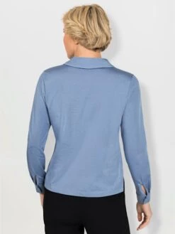 Chemisier à Manches Longues 64% Coton -Reine Du Style Soldes Boutique 129.00FA156246 B20.002