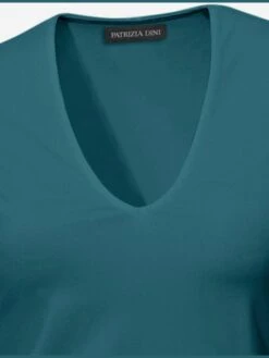 T-shirt En V Manches Mi-longues Et Encolure En V Féminine -Reine Du Style Soldes Boutique 147.99EXT64042 A09.019