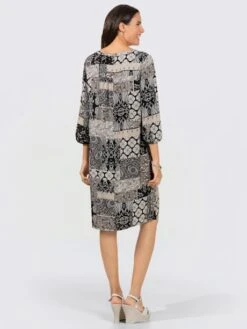 Robe Tunique Motif Patchwork -Reine Du Style Soldes Boutique 155.00FJ156347 B02.001