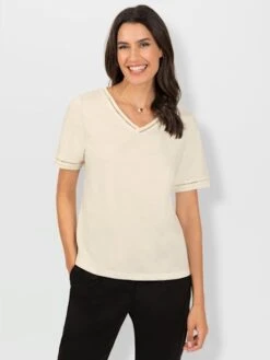 T-shirt Avec Dentelle 7 T-shirt Avec Dentelle -Reine Du Style Soldes Boutique 155.00FJ156347 B06.001