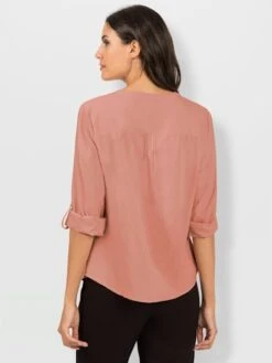 Chemisier Nervures Décoratives -Reine Du Style Soldes Boutique 156.00FJ156347 B12.001