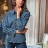 Chemisier Denim Doux