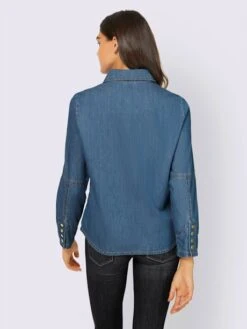 Chemisier Denim Doux -Reine Du Style Soldes Boutique 156.00ZUK66547 B14.002