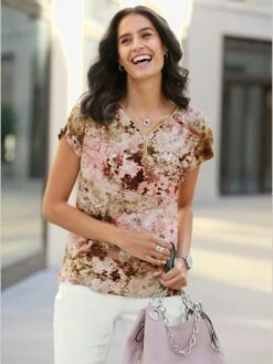 T-shirt Imprimé Viscose