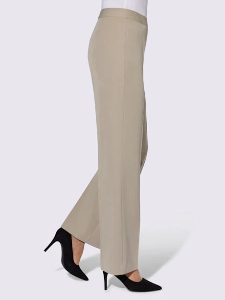 Pantalon Plissé Plis Repassés, Effet Affinant 4 Pantalon Plissé Plis Repassés, Effet Affinant – Image 2